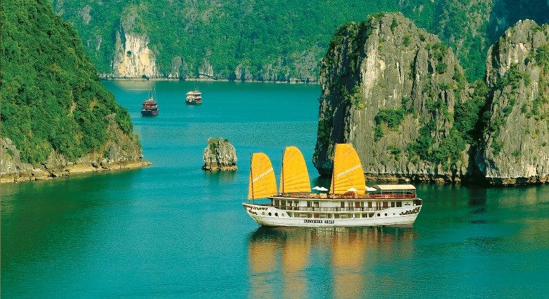 Indochina sail luxury boat